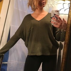 Lovely moss green sweater